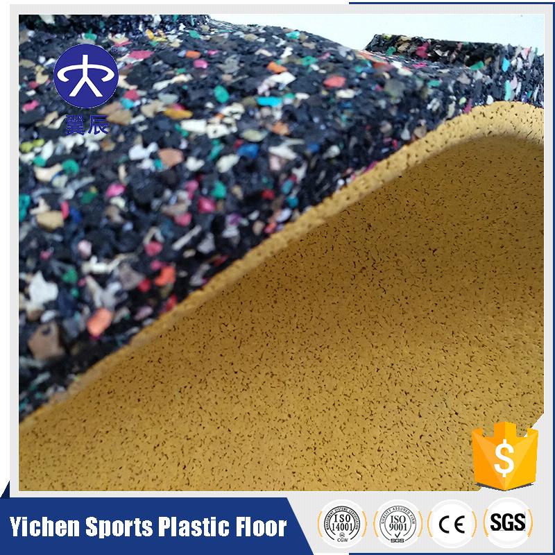 黃色EPDM面層橡膠地板